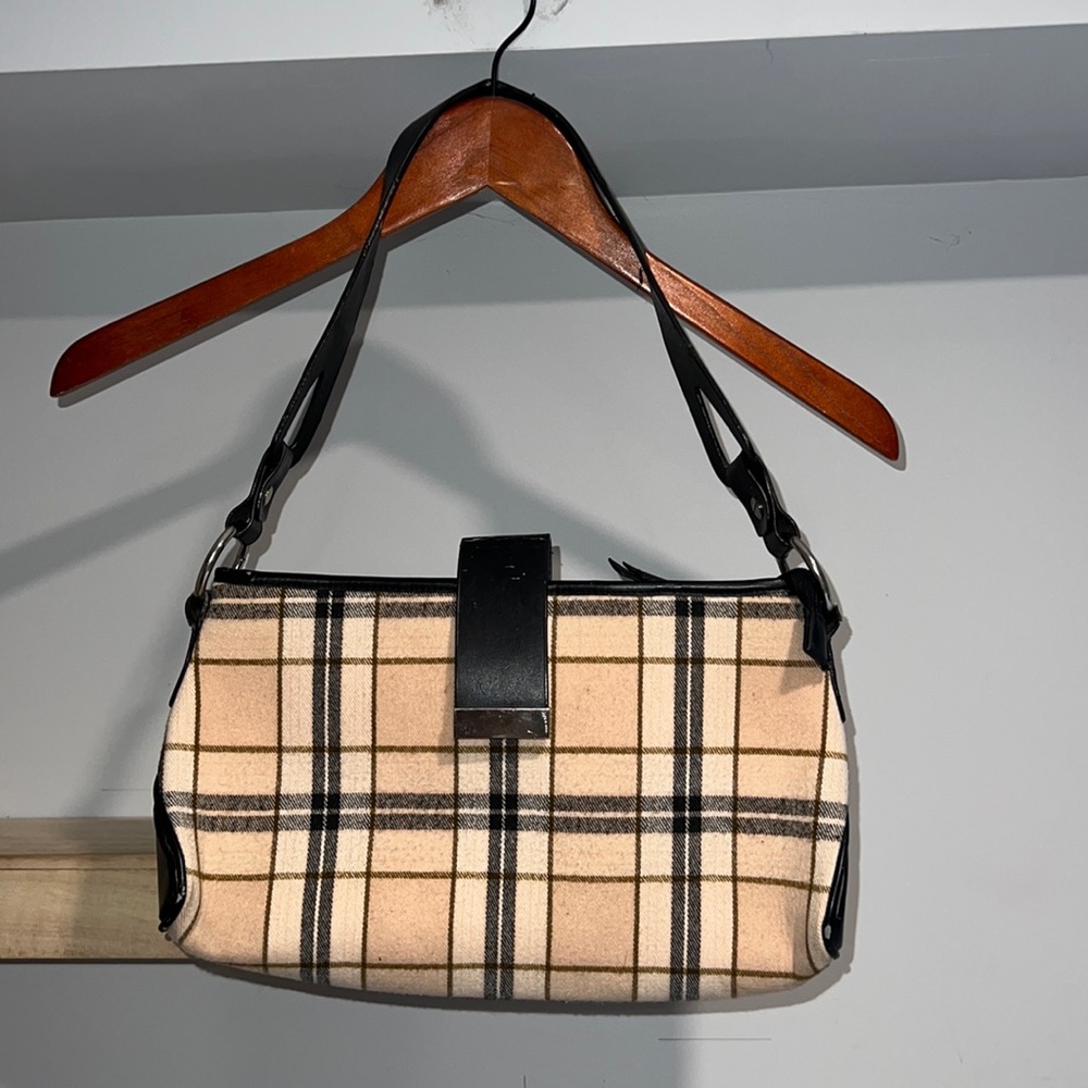 Felt checkered‎ purse
